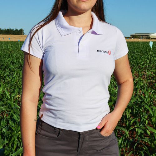 Polo Feminina Branca