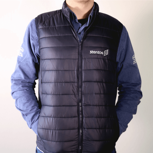 Colete Masculino Puffer Azul