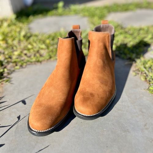 Botina Masculina Chelsea Caramelo